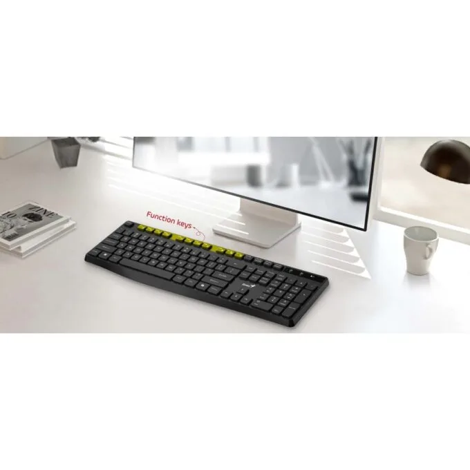 Genius Keyboard Wireless AI Silent & Low Profile KB-7200 English — image 7