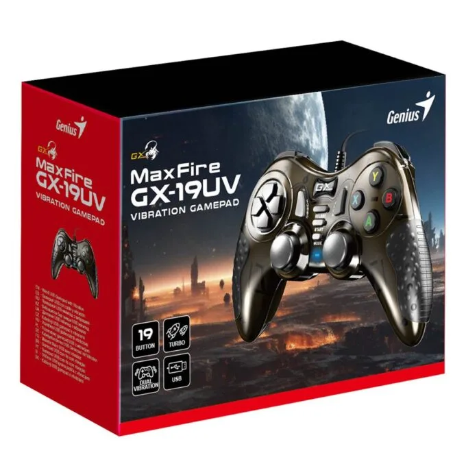 Genius Gaming Gamepad Dual Vibration-19 Buttons PC/PS3/PS4 GX-19UV — image 7
