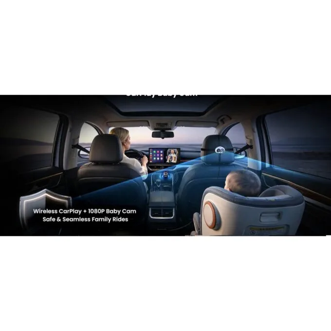 MINIX CAR Wired to Wireless Apple CarPlay & Baby Cam Monitoring CA520 — image 7