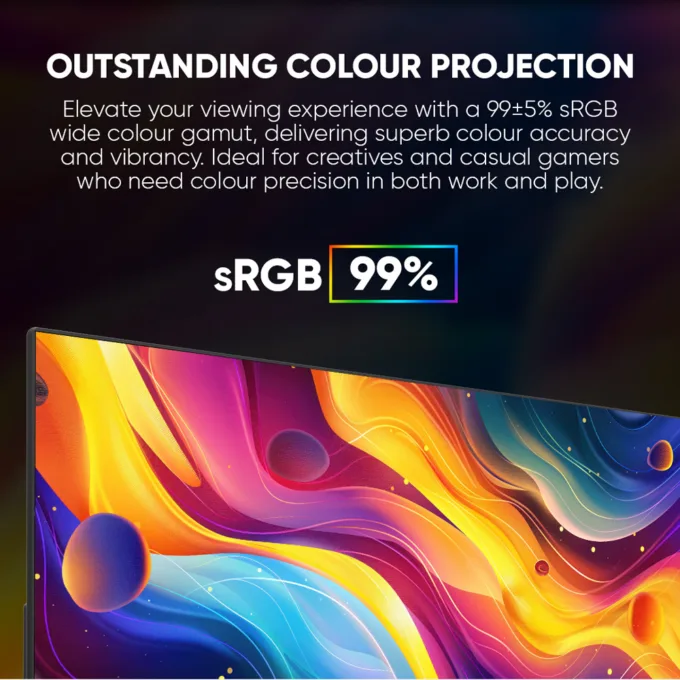 Armaggeddon Gaming Monitor 24'' Slim Frame FHD IPS 165Hz 1ms PXP24G Black — image 7