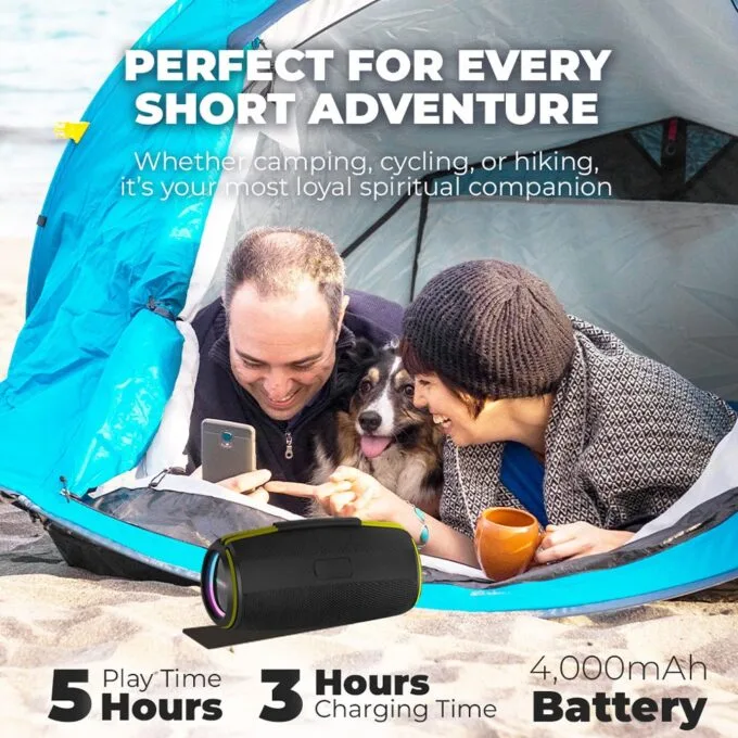 SonicGear Portable Speaker TWS BT/USB/FM/RGB IPX5 30W SONICGO! BOOM 6 — image 7