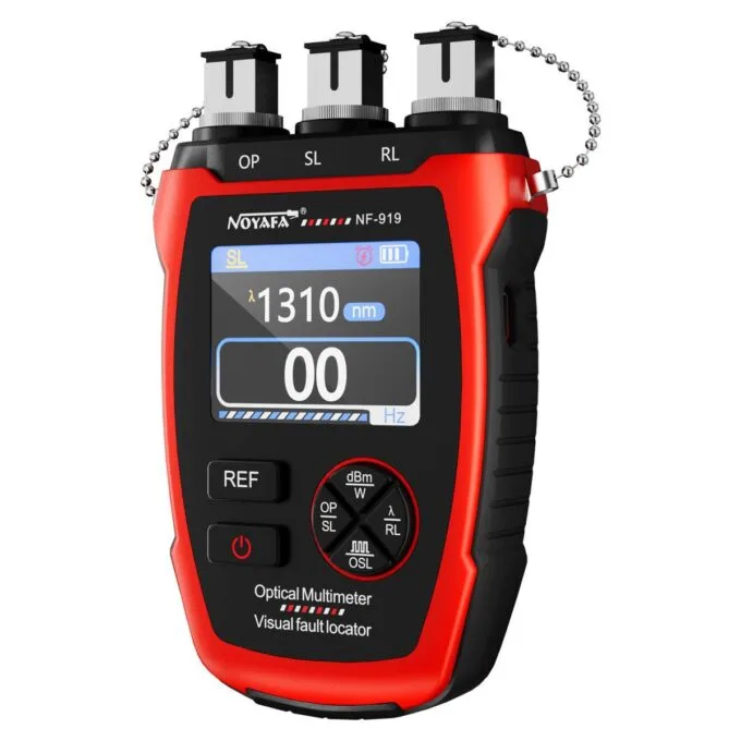 Noyafa Multifunctional Optical Fiber Tester Integrated Optical Power Meter, Light Source, and VFL NF-919 — image 6