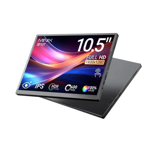 MINIX SF10T 10.5" sRGB Portable Monitor Dual USB-C — image 7
