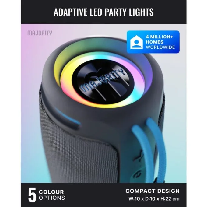 Majority Portable Speakers Move 3 IPX67 40W USB/AUX/SD/RGB UK — image 7