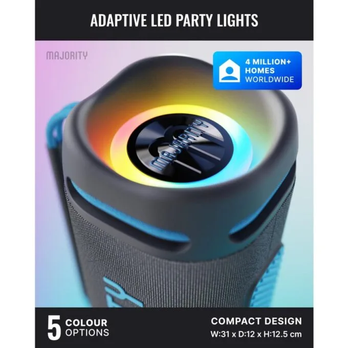 Majority Portable Speakers Move 4 IPX67 70W USB/AUX/SD/RGB UK — image 7