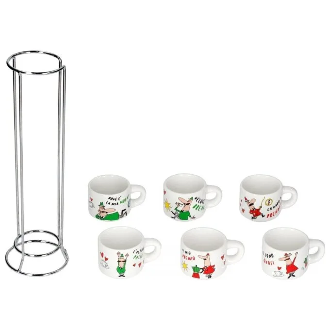Bialetti Italia Do Espresso 6 pcs x 60 ml white — image 2