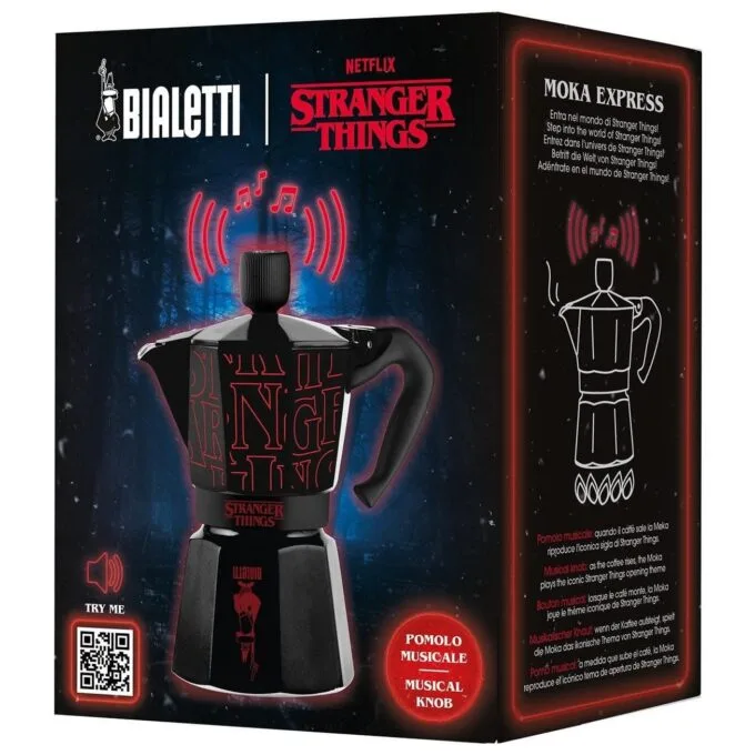 Bialetti Moka Express Sound Stranger Things 6TZ (300 ml) black — image 2