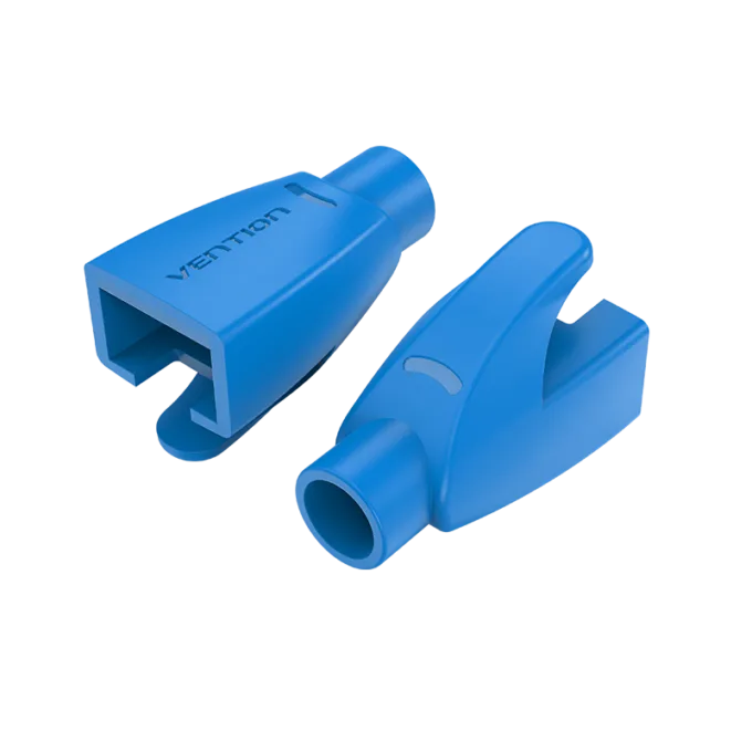 Vention NETWORK Connector Strain Relief Boots RJ45 Blue 50-pack — image 1