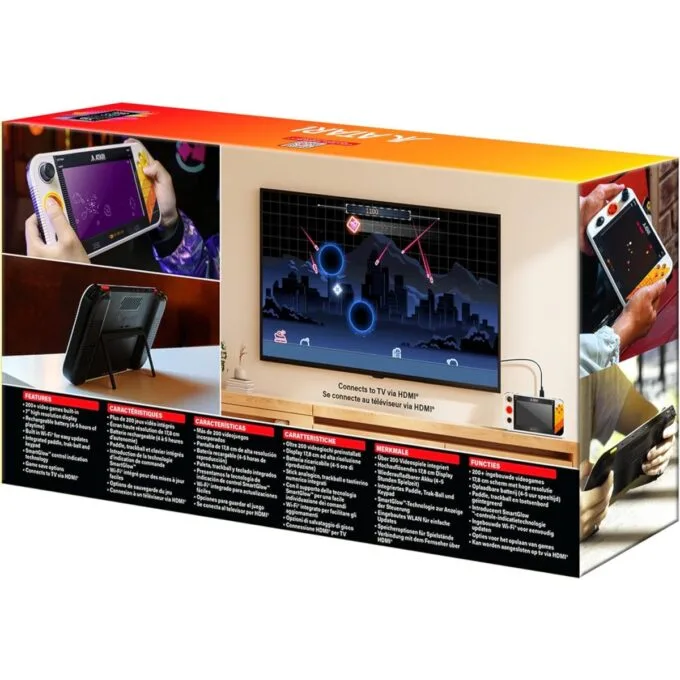 My Arcade GAMESTATION GO ATARI, Wifi, Rechargeable Battery, Over 200+ Preloaded Retro Video Games — image 8