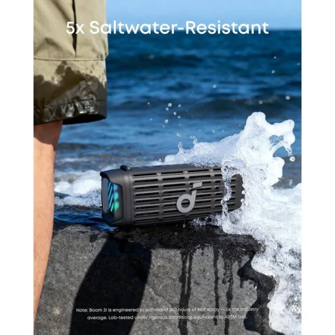 Anker Soundcore Speaker Boom 3i ,IP68 Waterproof, Floating Playback, Saltwater-Resistant, Bluetooth 5.3  Black — image 5