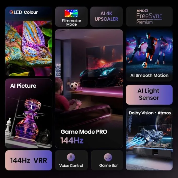 Hisense 85E7Q PRO 85'' 4K Smart QLED TV 144 HZ — image 12