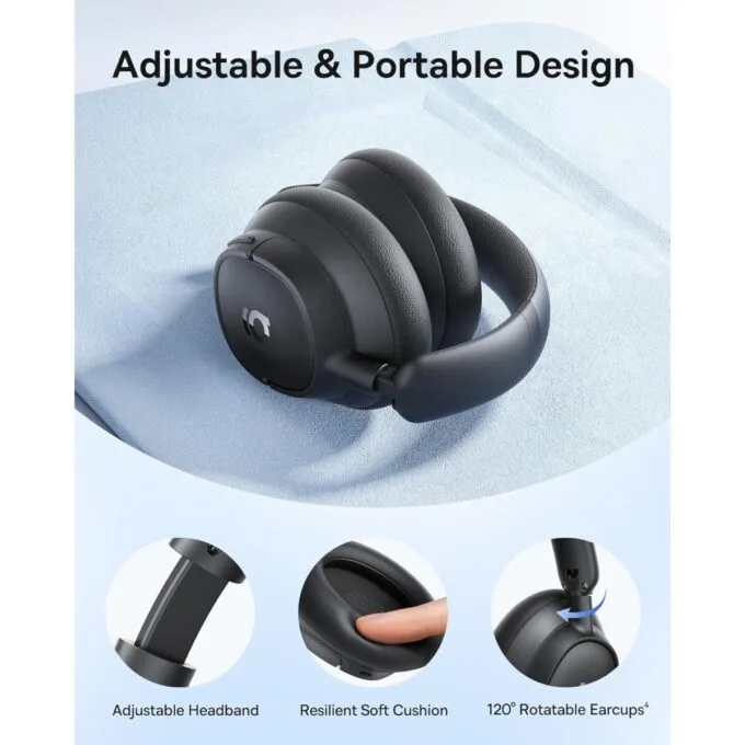 Baseus Headphones Over Ear ANC Bass BH1 NC Black — image 6