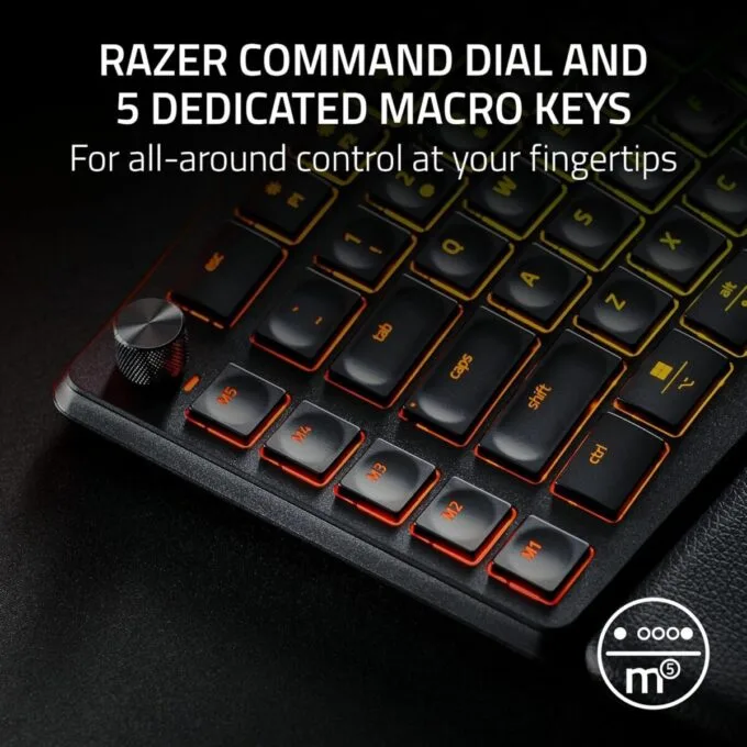 RAZER Pro Type Ergo - Split Keyboard - Low Profile - Wrist Rest - AI Prompt Master - RGB - MACROS — image 7