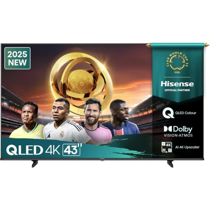 Hisense 43E7Q 43'' 4K Smart QLED TV With Dolby Vision And Dolby Atmos — image 1
