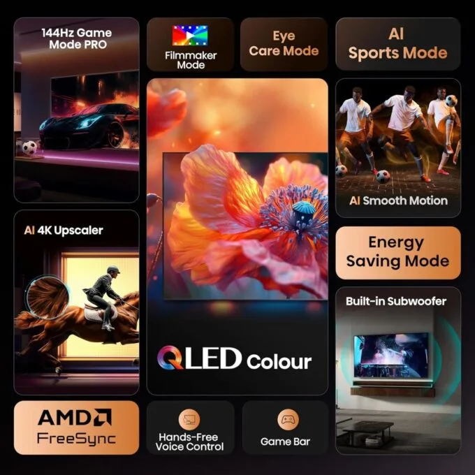 Hisense 98E7Q 98'' 4K Smart QLED  TV — image 2