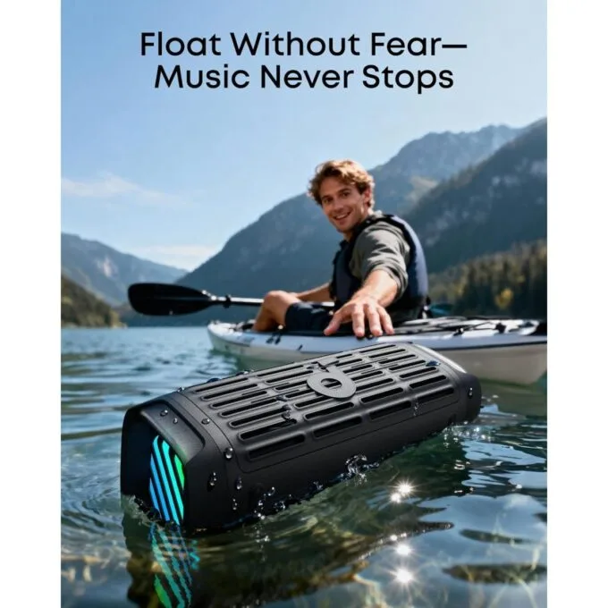 Anker Soundcore Speaker Boom 3i ,IP68 Waterproof, Floating Playback, Saltwater-Resistant, Bluetooth 5.3  Black — image 2
