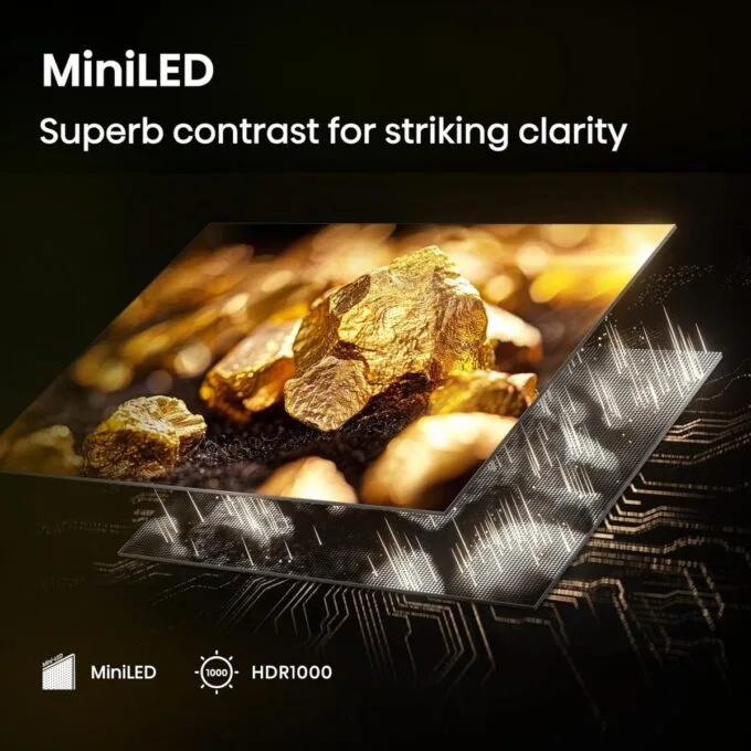 Hisense 50U7Q 50'' 4K Smart QLED MINI LED 144hz TV — image 3