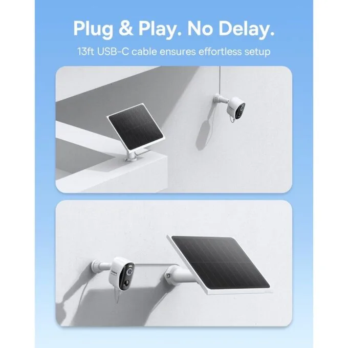 Baseus Security A1 Solar Panel White — image 6