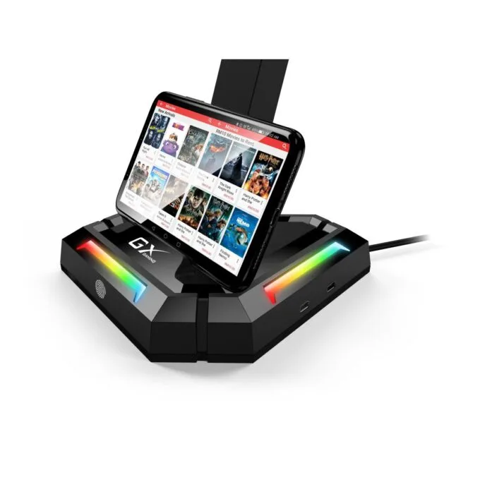 Genius Gaming Headphone LED Stand with USB Hub GX-UH100 — image 8