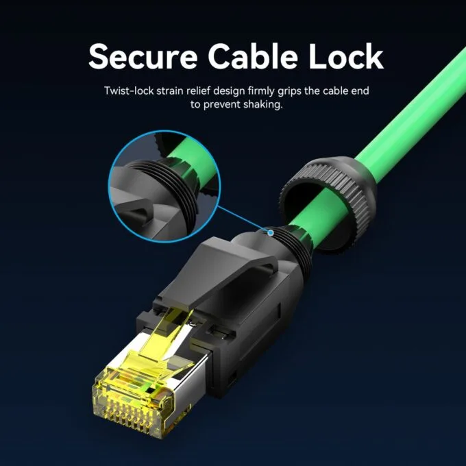 Vention NETWORK Cable CAT6A SFTP Anti-Vibration Industrial Flexible 15.0m IBYGN — image 8