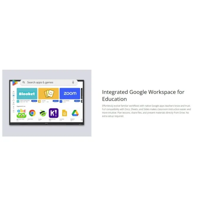 Viewsonic Viewboard Interactive Display Whiteboard 86" 4K Android EDLA 64-Point Touch 2.1 Speakers 8 Mic Array IFP8641-1-1C — image 7