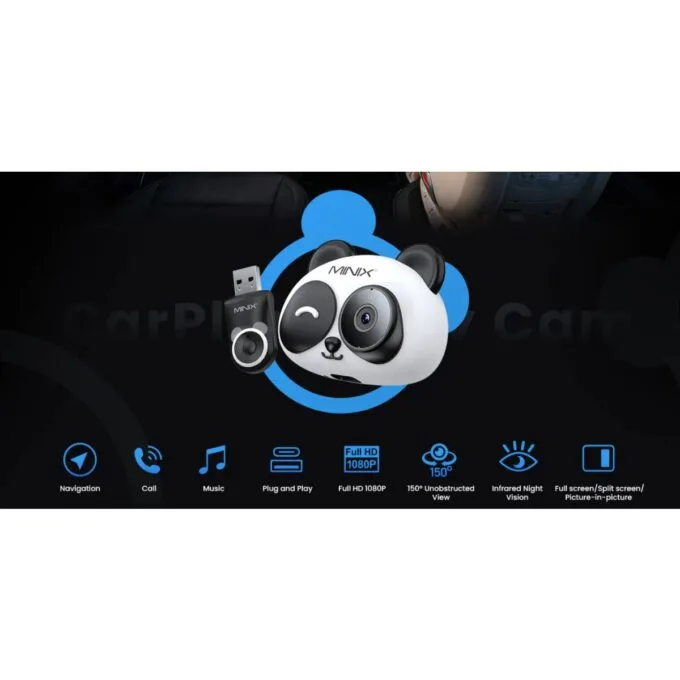 MINIX CAR Wired to Wireless Apple CarPlay & Baby Cam Monitoring CA520 — image 8