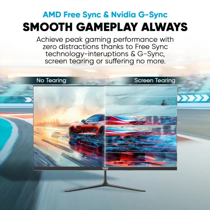 Armaggeddon Gaming Monitor 24'' Slim Frame FHD IPS 165Hz 1ms PXP24G Black — image 8
