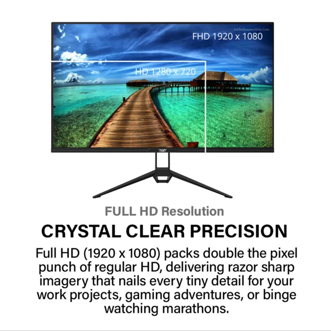 Armaggeddon Gaming Monitor 22'' FHD 120Hz 1ms PXP22G Black — image 6