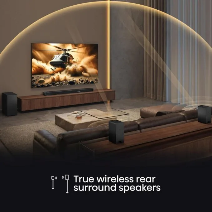 Hisense Soundbar AX5140Q 5.1 4 600W Dolby Atmos + Wireless Rear Speakers — image 6