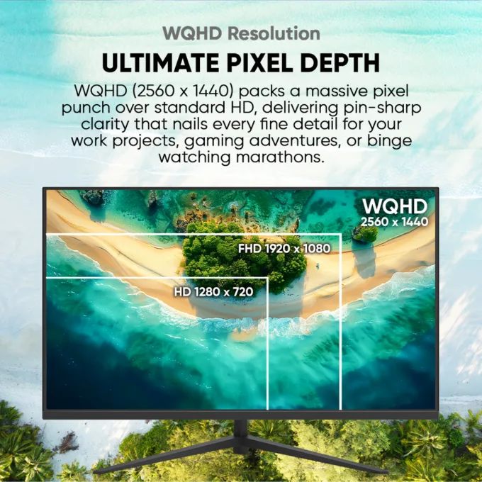 Armaggeddon Gaming Monitor 32'' Slim Frame 2K IPS 180Hz 1ms PXP32Pro Black — image 9