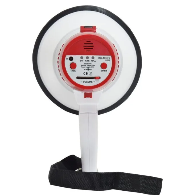 Adastra RM10 10W Rechargeable Megaphone with Siren 952.010UK — image 4