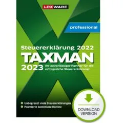 Lexware Taxman professional 2023 5-place license ESD download