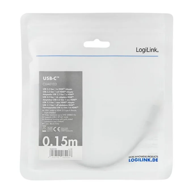 LogiLink USB 3.2 USB-C - HDMI — image 3