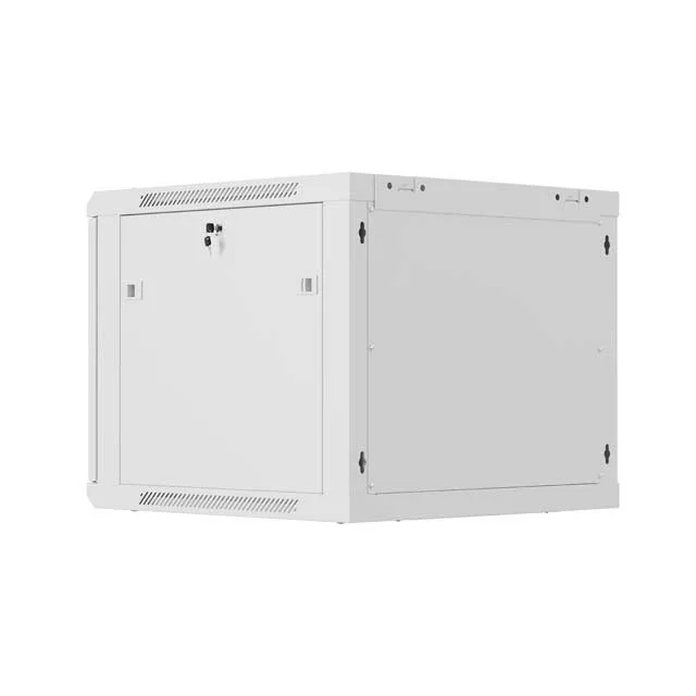 Lanberg Wall Rack 19'' with Perforated Door 9U 60cm Grey FLAT PACKED — image 9