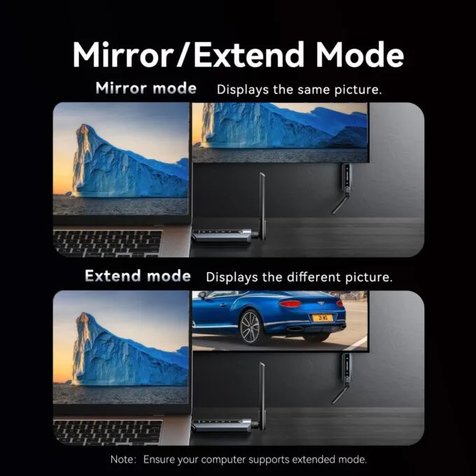 Vention ADPH0-2 Full HD Wireless HDMI Kit 1x Transmitter (Source) to 2x Receivers (Displays) — image 7