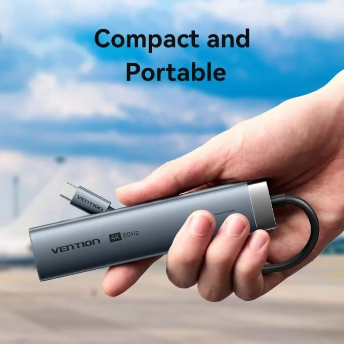 Vention HUB USB-C 1xUSB-C 3.2/2xUSB3.0/HDMI 4K60Hz/Gb/PD TGNHB — image 9