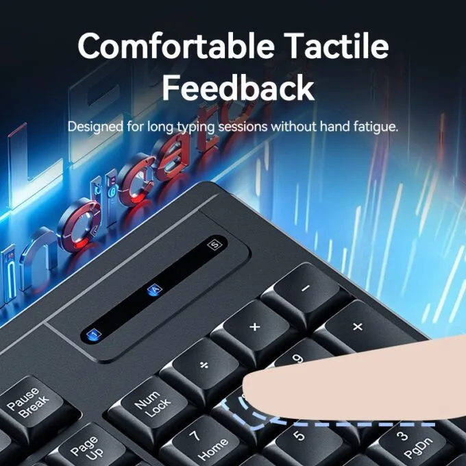 Vention Keyboard and Mouse Combo Wired Silent Slim Full Size KTYBG-EN — image 12