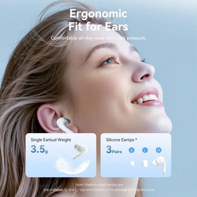 Vention Earphones BT TWS InEar ANC +Wireless Charging ECHO LITE E11 Pro Black NBVB0-Pro — image 9