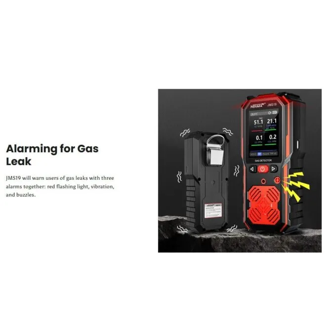 Noyafa Portable Handheld Gas Detector With Leak Detection & Alarm JMS19 — image 9