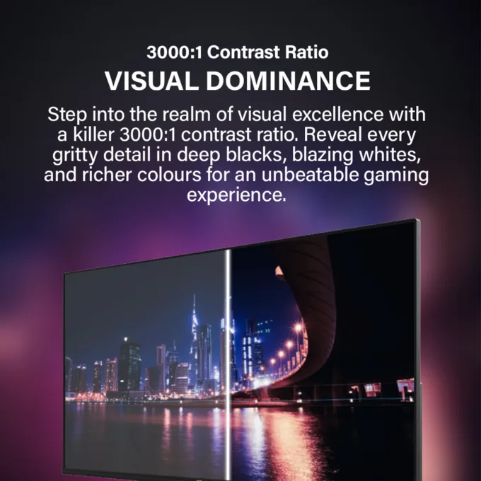 Armaggeddon Gaming Monitor 22'' FHD 120Hz 1ms PXP22G Black — image 7