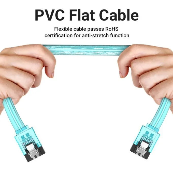 Vention IT Cable SATA 3.0 Cable 0.5M Blue KDDSD — image 5