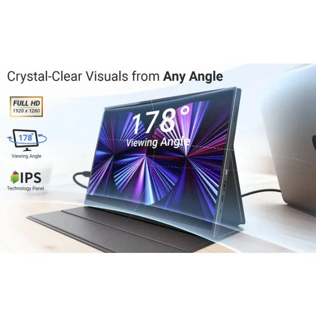 MINIX SF10T 10.5" sRGB Portable Monitor Dual USB-C — image 9