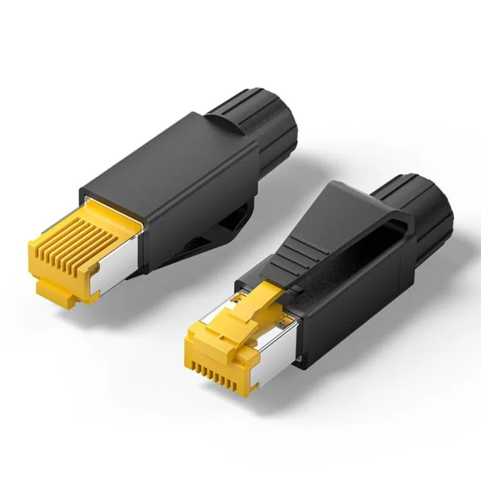 Vention NETWORK Connectors CAT6A FTP Shock-Resistant Modular Plug IDOB0-10 (10-Pack) — image 1