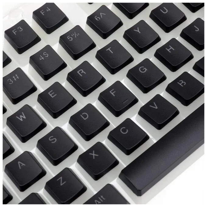 Redragon Keycap Set A130 PBT Doubleshot Black — image 3