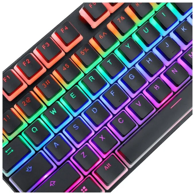 Redragon Keycap Set A130 PBT Doubleshot Black — image 4