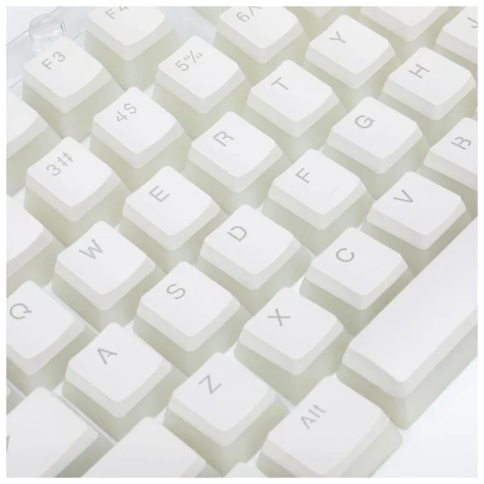 Redragon Keycap Set A130 PBT Doubleshot White — image 3