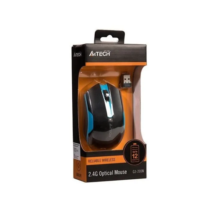 A4Tech V-TRACK G3-200N-1 black and blue — image 3