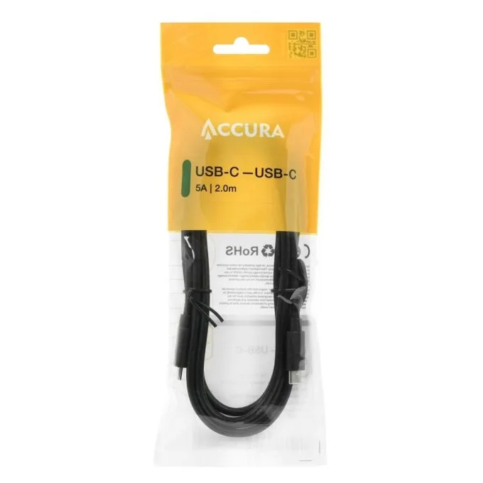 Accura USB-C - USB-C 2.0m 100W black — image 3
