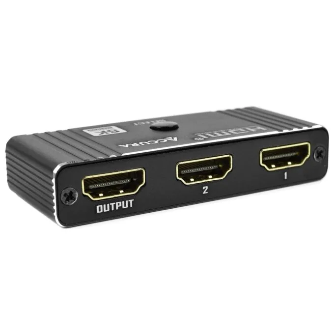 Accura switch/splitter z pilotem HDMI 2>1 1<2 8K60Hz — image 1