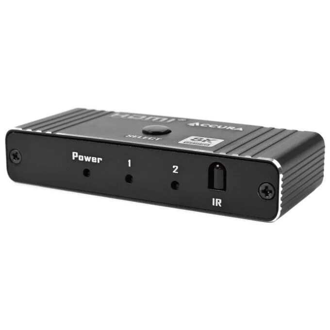 Accura switch/splitter z pilotem HDMI 2>1 1<2 8K60Hz — image 2